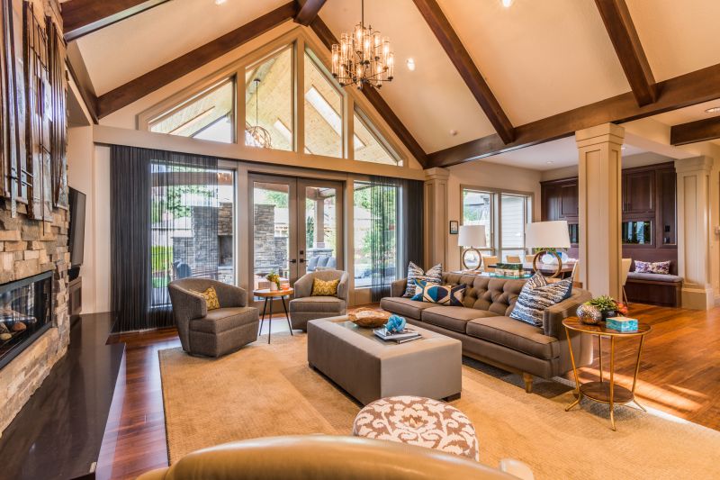 Spacious Interior with Cathedral Ceiling